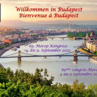 Ankündigung MOROP 2022 Budapest