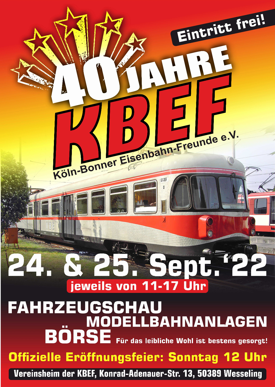 40 Jahre Köln-Bonner Eisenbahn-Freunde e.V.