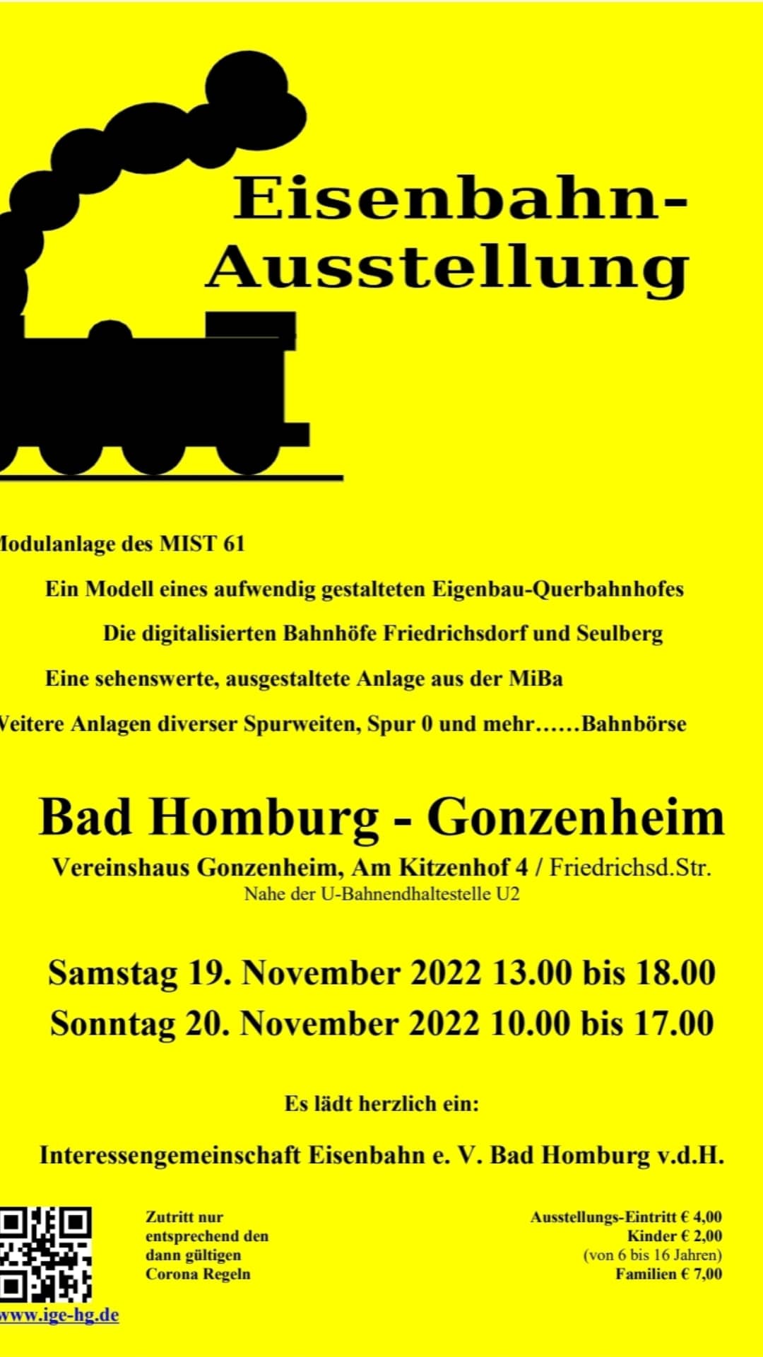 Eisenbahnausstellung IGE HG