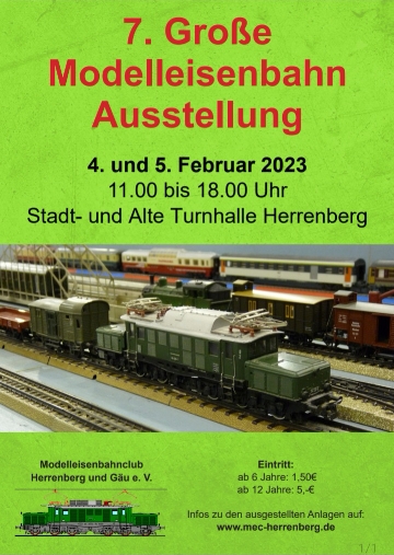 7. Große Modelleisenbahn-Ausstellung