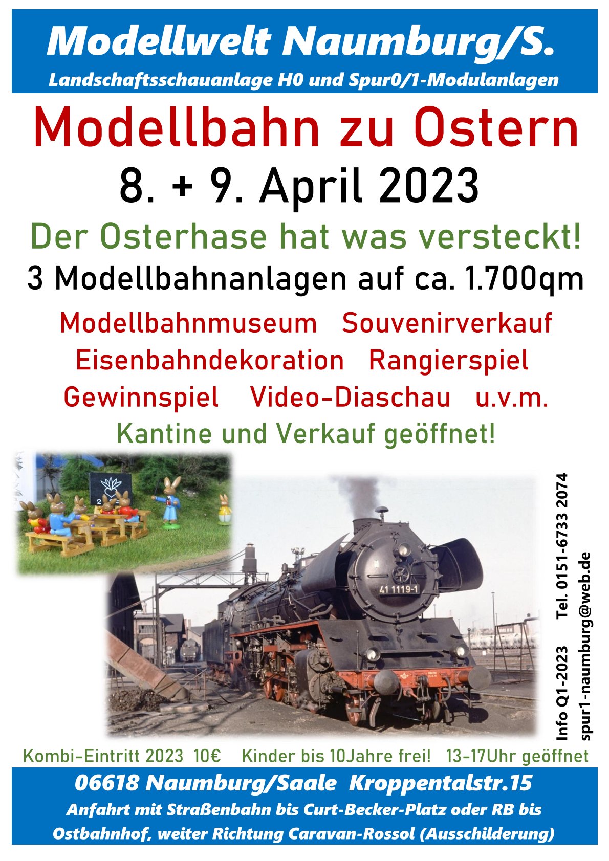 Modellbahn zu Ostern