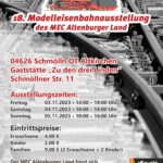 18. Modelleisenbahnausstellung des MEC Altenburger Land e.V.