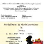 Modellbahn- und Modellautobörse der Neustädter Eisenbahnfreunde in Dreetz