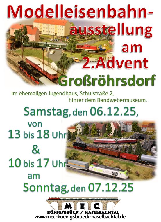 Modellbahnausstellung am 2. Advent