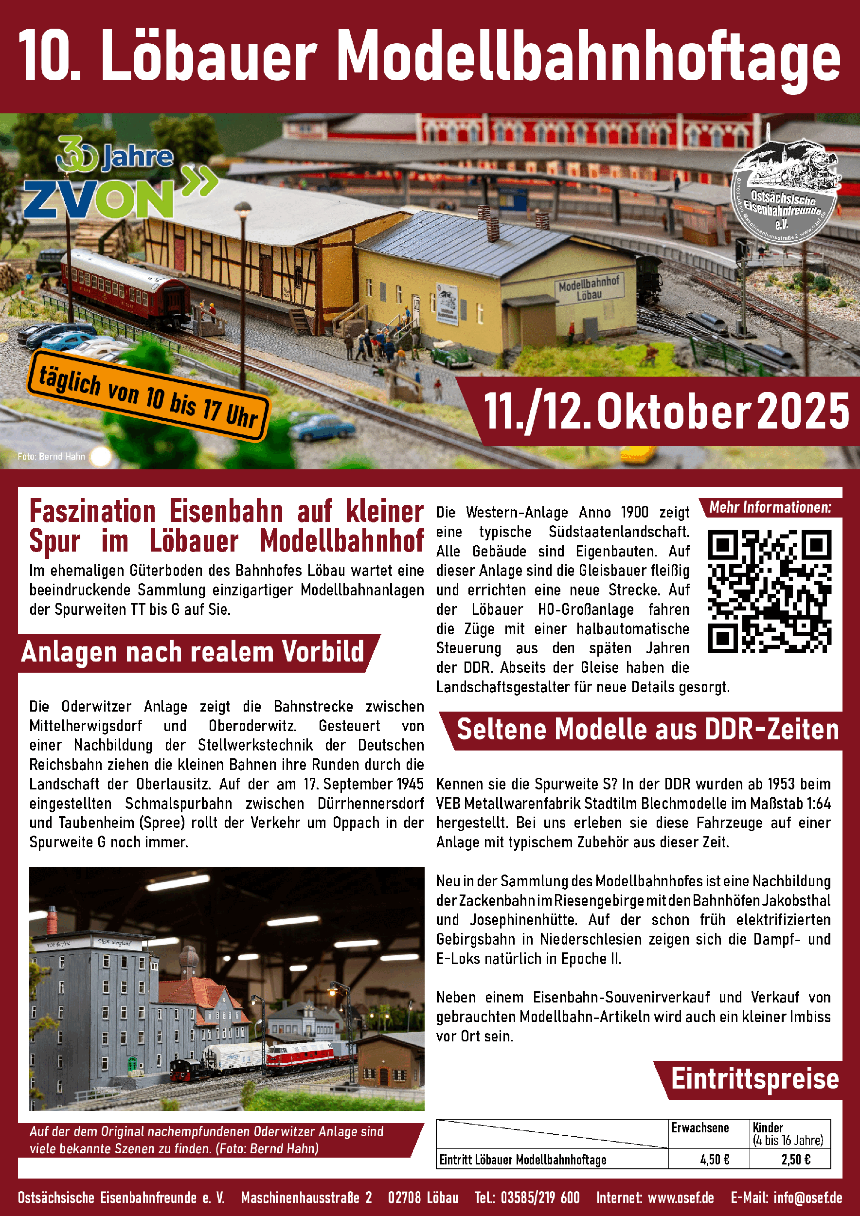 10. Löbauer Modellbahnhoftage