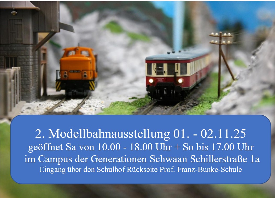 2. Modelleisenbahnausstellung in Schwaan