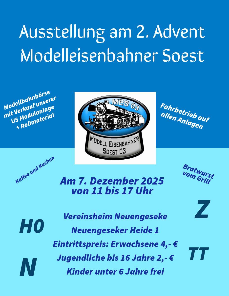 Modellbahnausstellung MES03 Soest