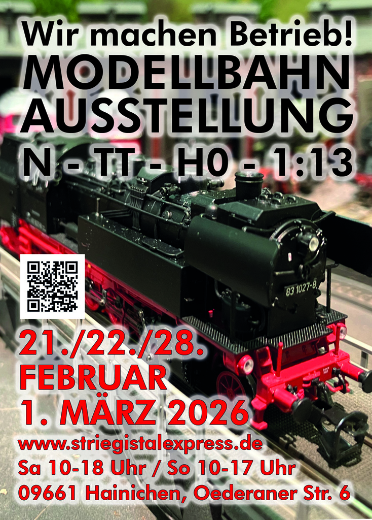 Modellbahnausstellung N-TT-H0-1:13