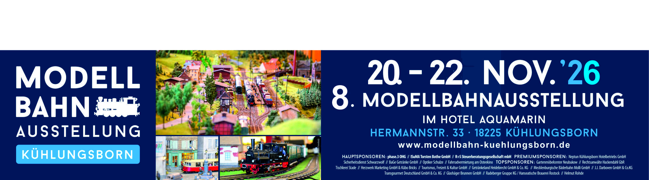 Modellbahnausstellung Kühlungsborn "Modell im Hotel"