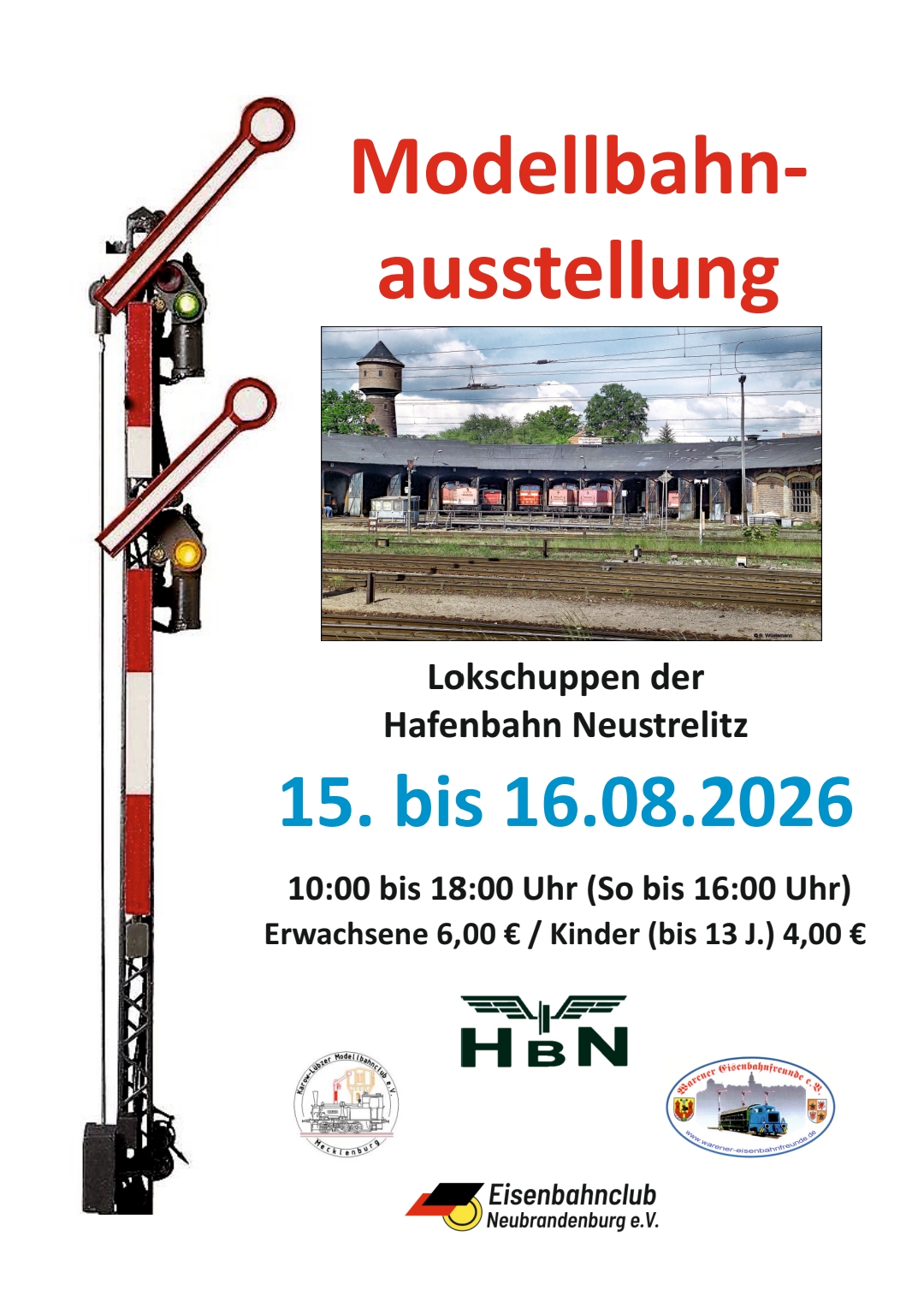 Modellbahnausstellung im Lokschuppen Neustrelitz