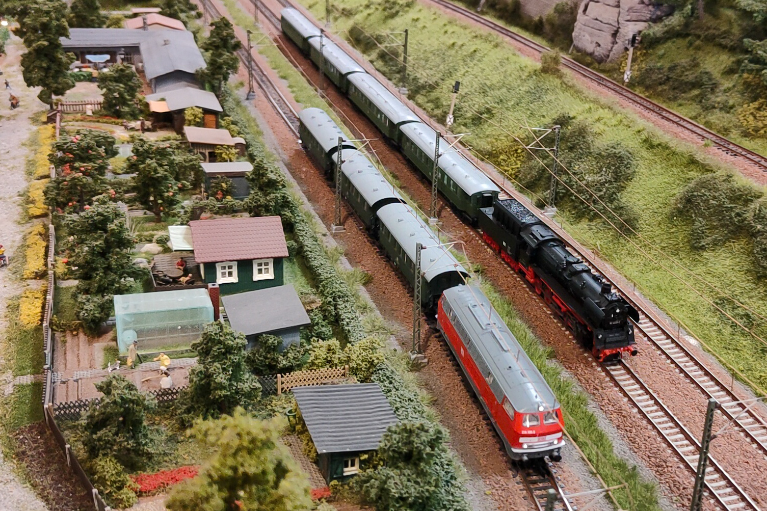 Großes Landschaftsbauseminar Modellbahn