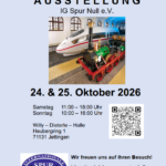 Modellbahnausstellung mit Händlerverkauf