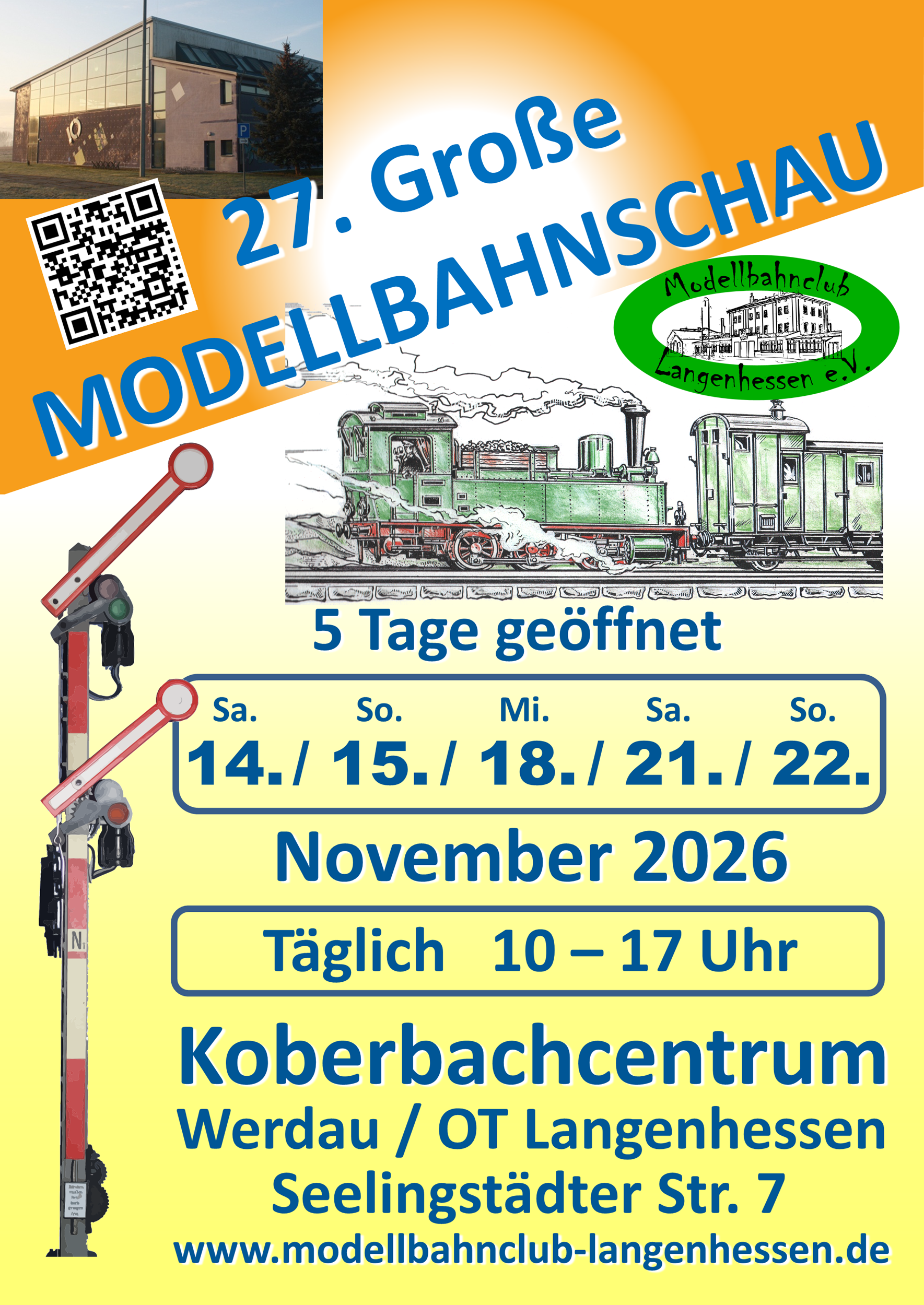 27. Große Modellbahnschau des Modellbahnclub Langenhessen e.V.