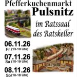 Modellbahnausstellung zum Pulsnitzer Pfefferkuchenmarkt