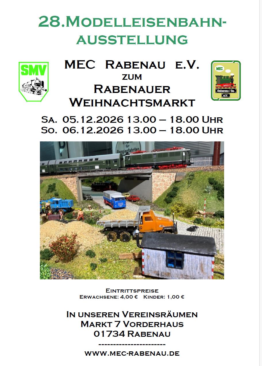 Adventsausstellung MEC Rabenau e.V.