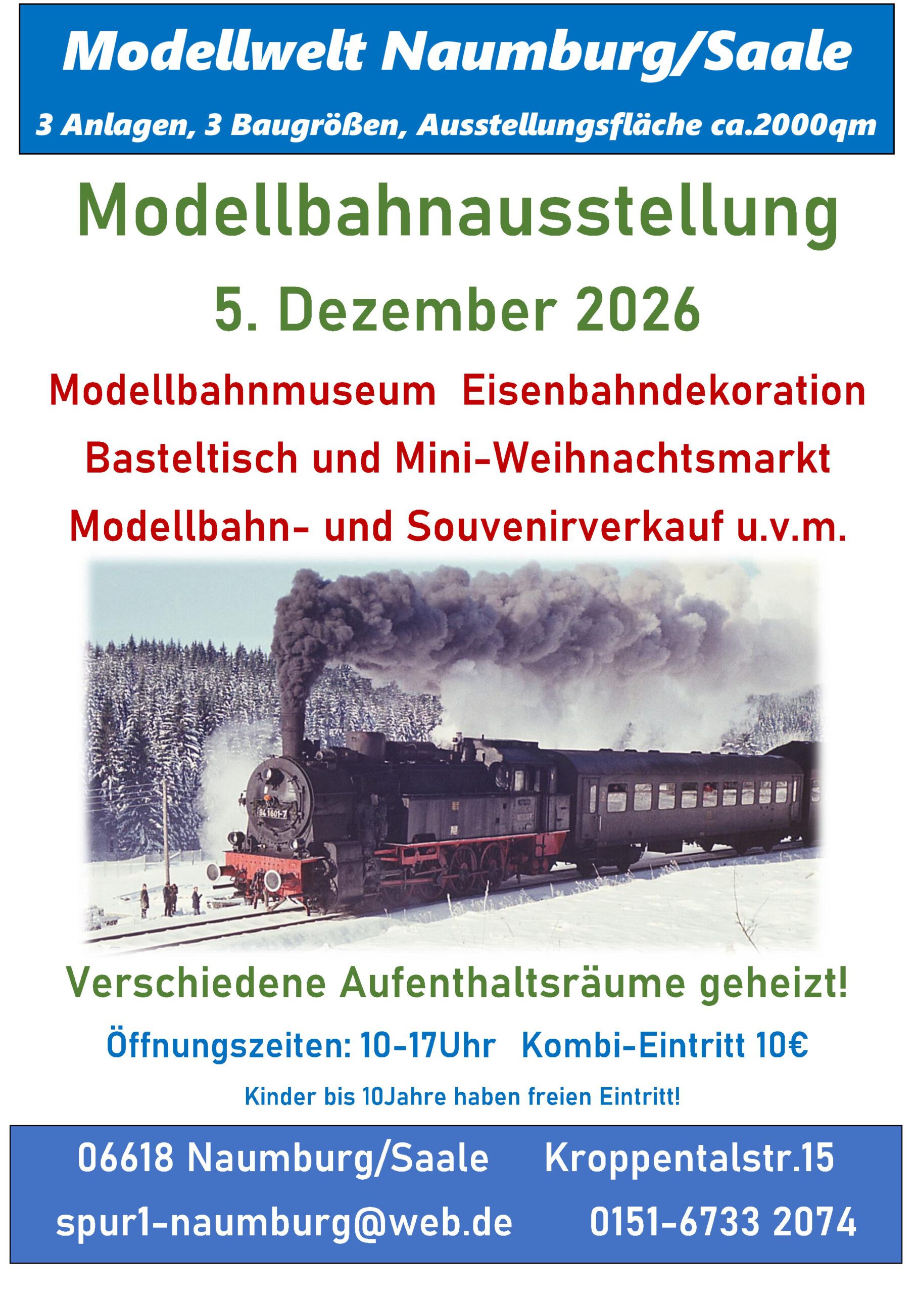 Modellwelt Naumburg/Saale - Große Modellbahnausstellung