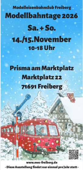 Modellbahntage 2026 Freiberg am Neckar