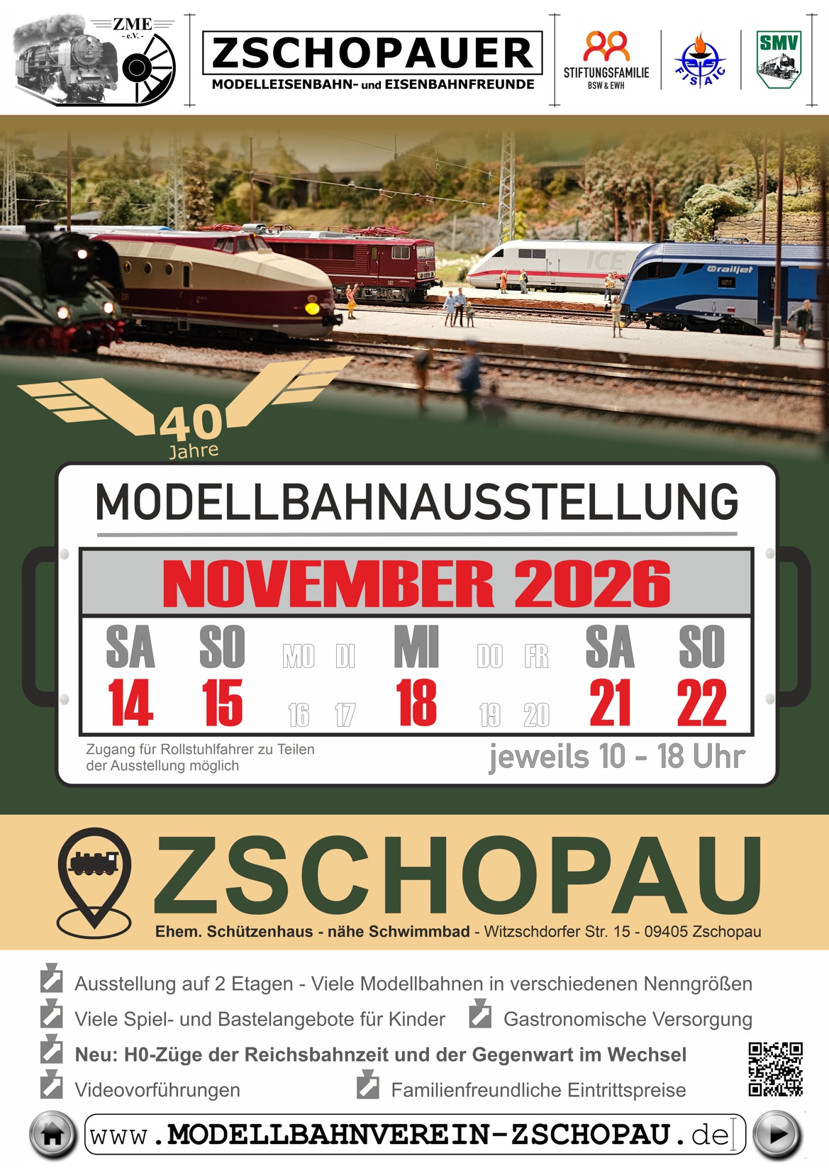 Große Modellbahnausstellung in Zschopau - GLEISDREIECK ERZGEBIRGE