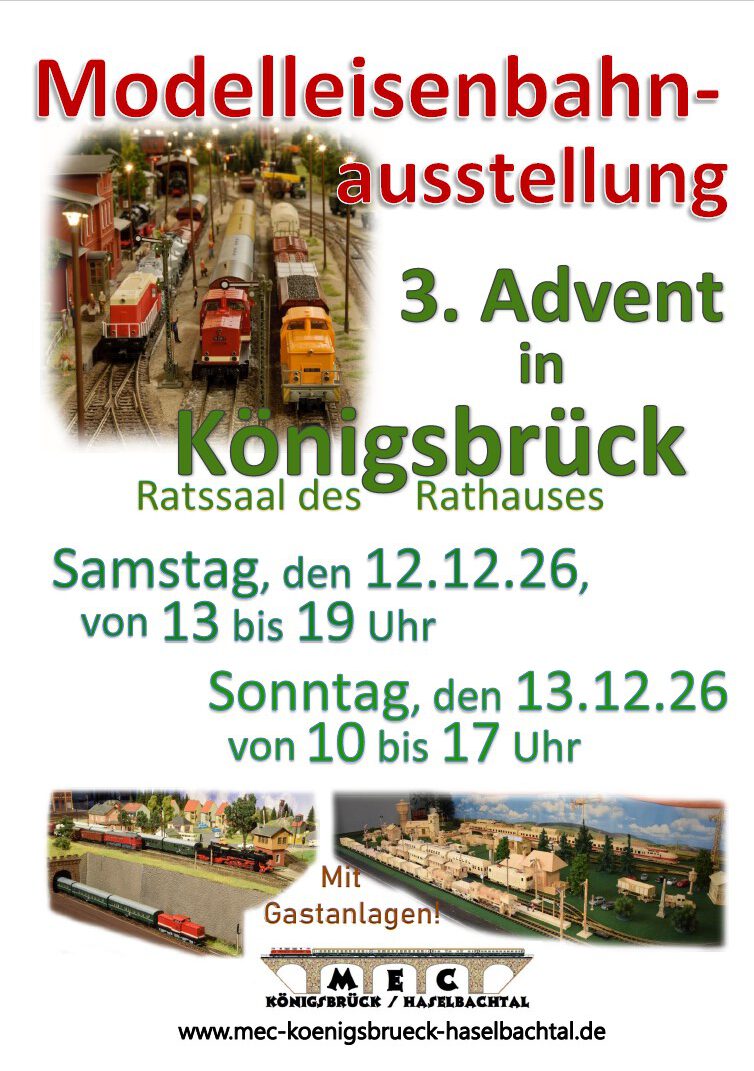 Modellbahnausstellung in Königsbrück